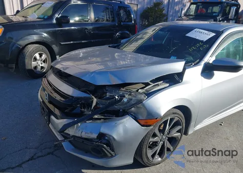 2019 Honda Civic Sport z USA, uszkodzony, nr VIN 2HGFC2F83KH523555